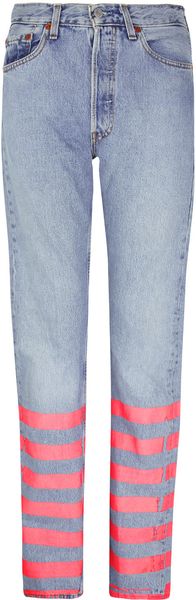 Lulu & Co Pink Horizontal Stripe Jeans - Lyst