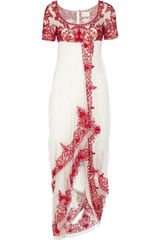 Marchesa Embroidered Tulle Gown