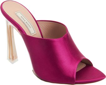 Nina Ricci Satin Slide - Lyst