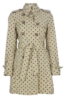 RED Valentino Spotty Trench Coat - Lyst