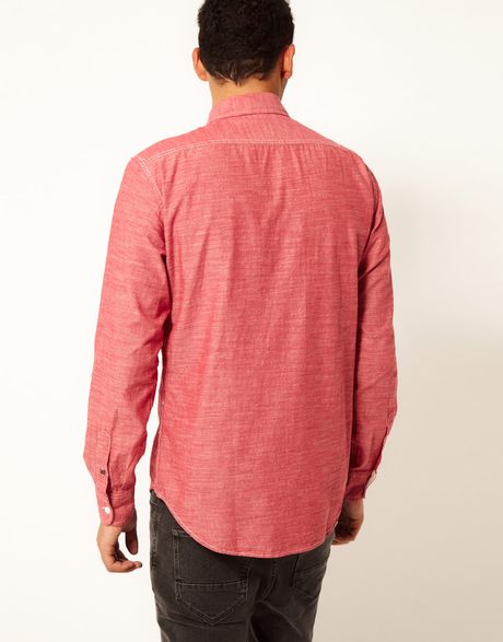 replay long sleeve shirt