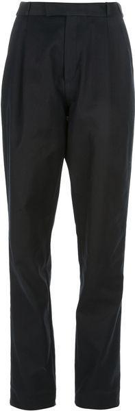Thierry Mugler Tailored Wide Leg Trouser - Lyst