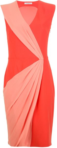Viktor & Rolf Twotone Ruched Dress - Lyst