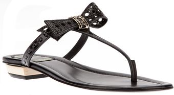Dior T Bar Sandals - Lyst