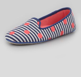 Acorn Dot Embroidered Smoking Slipper - Lyst