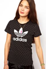 Adidas Trefoil T Shirt with Lip Print