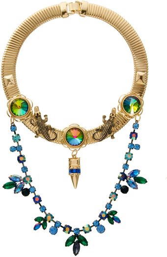 ASOS Collection Asos Crocodile Queen Necklace - Lyst