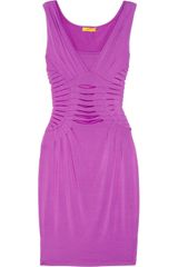 Catherine Malandrino Pleated Jersey Dress