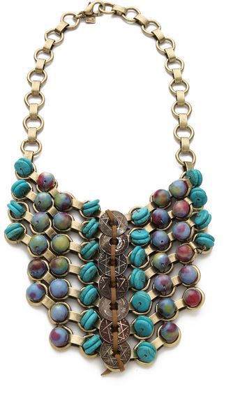Dannijo Peeta Bib Necklace - Lyst