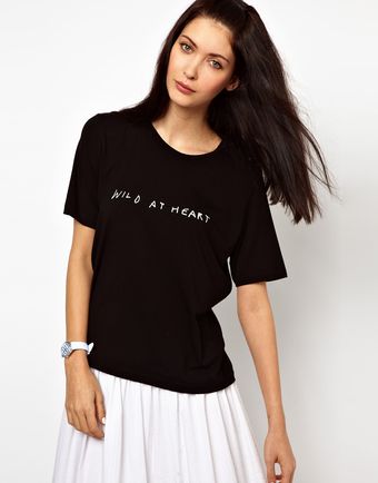 Lulu & Co Claire Barrow Tee with Wild At Heart Print - Lyst