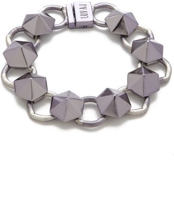 Luv Aj Pyramid Stud Tennis Bracelet - Lyst