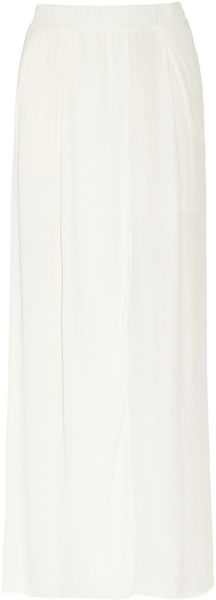 Maje Candinsky Crepe Maxi Skirt - Lyst