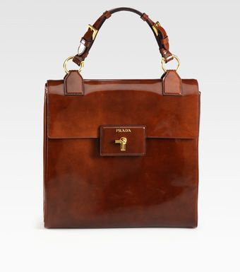 Prada Spazzolato Gusset Bag - Lyst