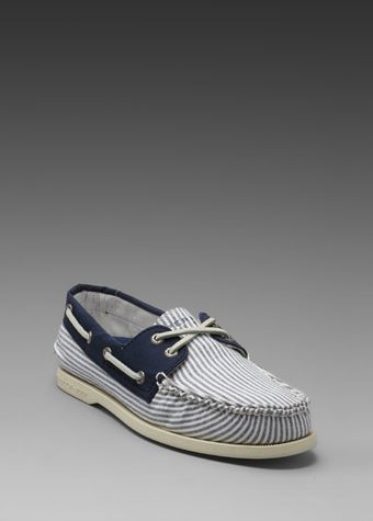 Sperry Top-sider Ao 2eye Oxford Cloth in Navy Oxford - Lyst