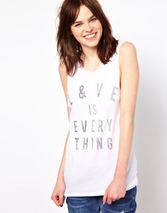 Zoe Karssen Love Is Everything Vest - Lyst