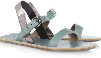 Acne Fleur Leather Sandals - Lyst