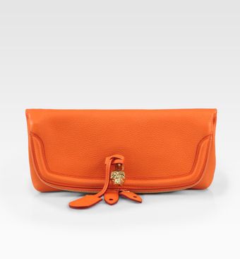 Alexander McQueen Skull Foldover Clutch - Lyst