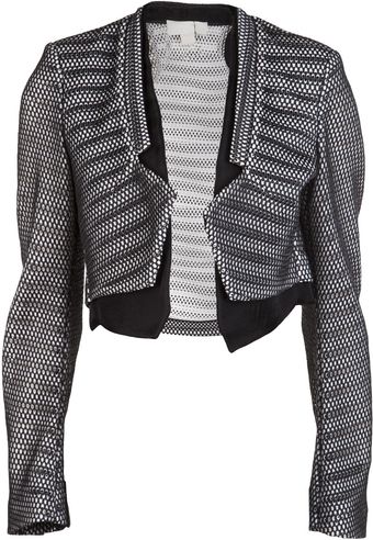 Antonio Berardi Twotoned Short Jacket - Lyst