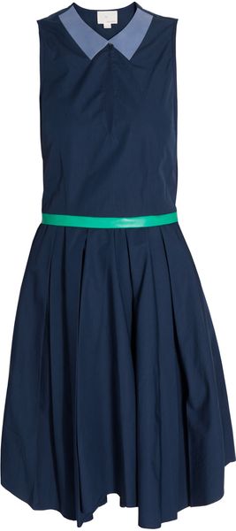 Boy by Band Of Outsiders Flare Skirt Collar Dress - Lyst