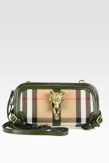 Burberry Alma Fox Head Clutch - Lyst