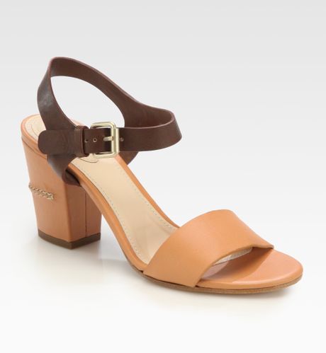 chloe soft tan sandals