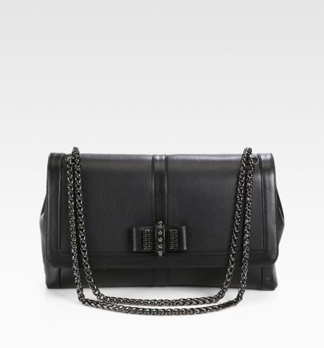 Christian Louboutin Sweet Charity Large Shoulder Bag in Black | Lyst