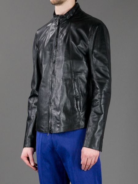 LEATHER JACKET EMPORIO leather jacket emporio: