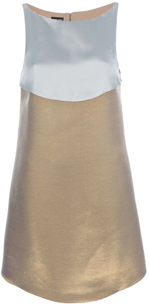 Emporio Armani Sleeveless Dress - Lyst