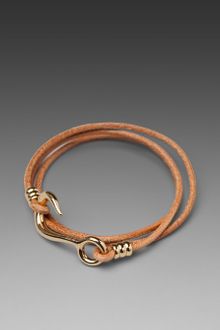Giles & Brother Hook Wrap Bracelet in Gold - Lyst