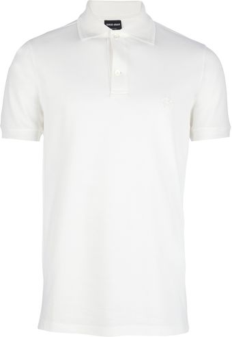Giorgio Armani Classic Polo Shirt - Lyst