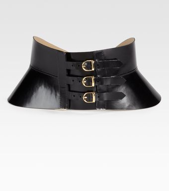 Hervé Léger Leather Corset Belt - Lyst