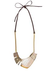 Lanvin Horn Tie Necklace