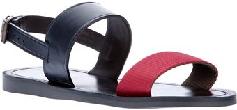 Lanvin Bicolour Sandal - Lyst