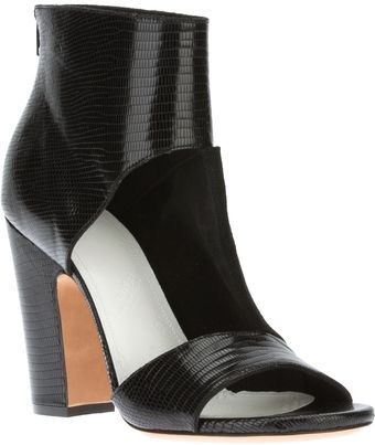 Maison Martin Margiela Cutout Ankle Boots - Lyst