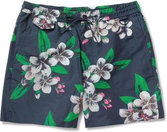 Marc By Marc Jacobs Dempsey Mid-length Flowerprint Swim Shorts - Lyst