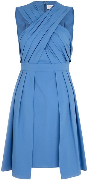 Matthew Williamson Draped Sari Shift Dress - Lyst