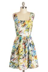 ModCloth Floral Incandescence Dress
