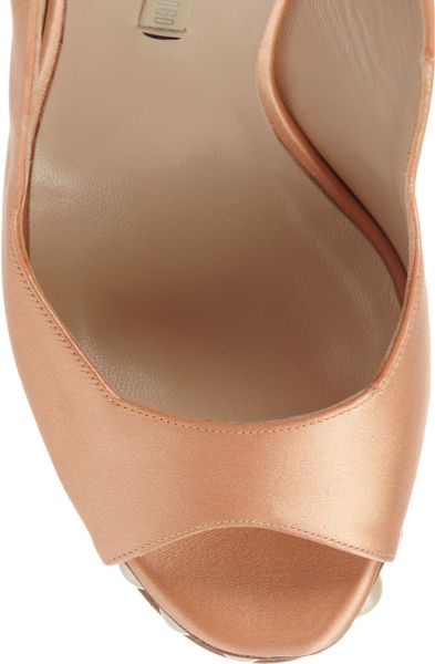 opal embellished sling back