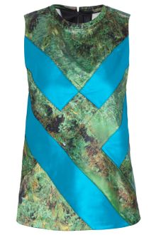 Proenza Schouler Sleeveless Patchwork Print Top - Lyst