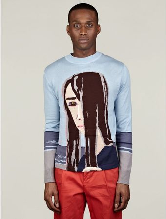 Raf Simons Mens Another Sundown Brian Calvin Knit - Lyst