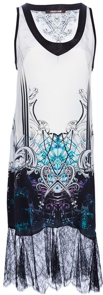 Roberto Cavalli Sleeveless Dress - Lyst