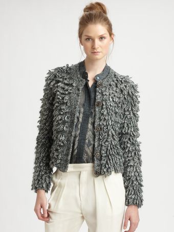 See By Chloé Looped Crewneck Jacket - Lyst