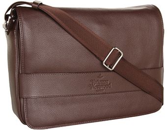 Vivienne Westwood Leather Postino Messenger Bag - Lyst