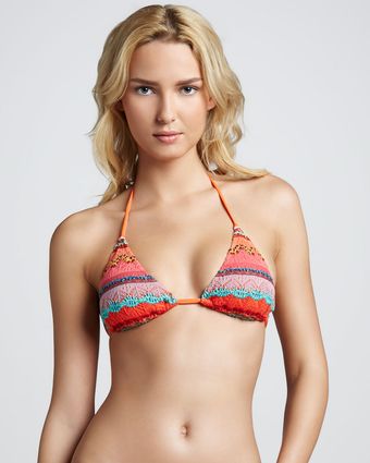 Cecilia Prado Elly Crochet Triangle Top - Lyst