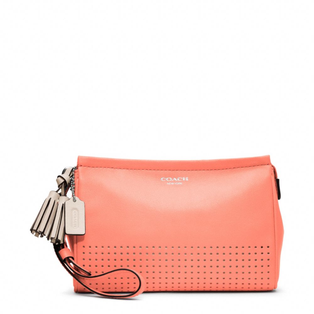 coach leather large wristlet