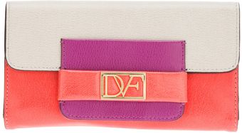 Diane Von Furstenberg Metro Colour Block Purse - Lyst