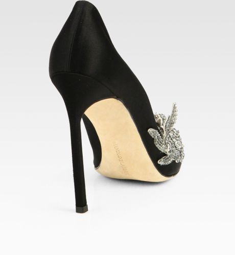 swan shoes manolo blahnik