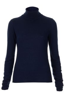 Topshop Knitted Roll Neck Jumper - Lyst