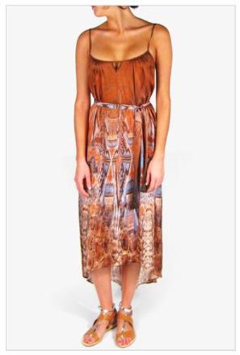 Twelfth Street by Cynthia Vincent Anambra Tie Waist High Low Dress  - Lyst