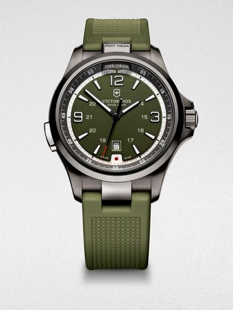 Victorinox Night Vision Stainless Steel Watch - Lyst